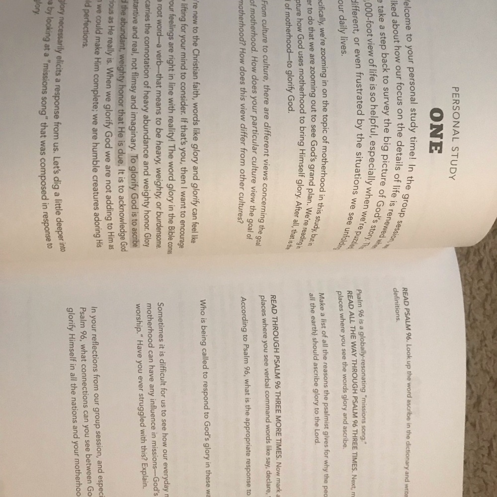 Missional Motherhood Gloria Furman Bible Study Book - Picture 3 of 6